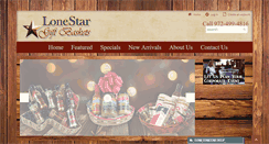 Desktop Screenshot of lonestargiftbaskets.com